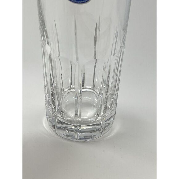 Bohemia Cut Crystal Clear Highball Glasses 5.75” Set Of 3 Original Stickers - Picture 6 of 8